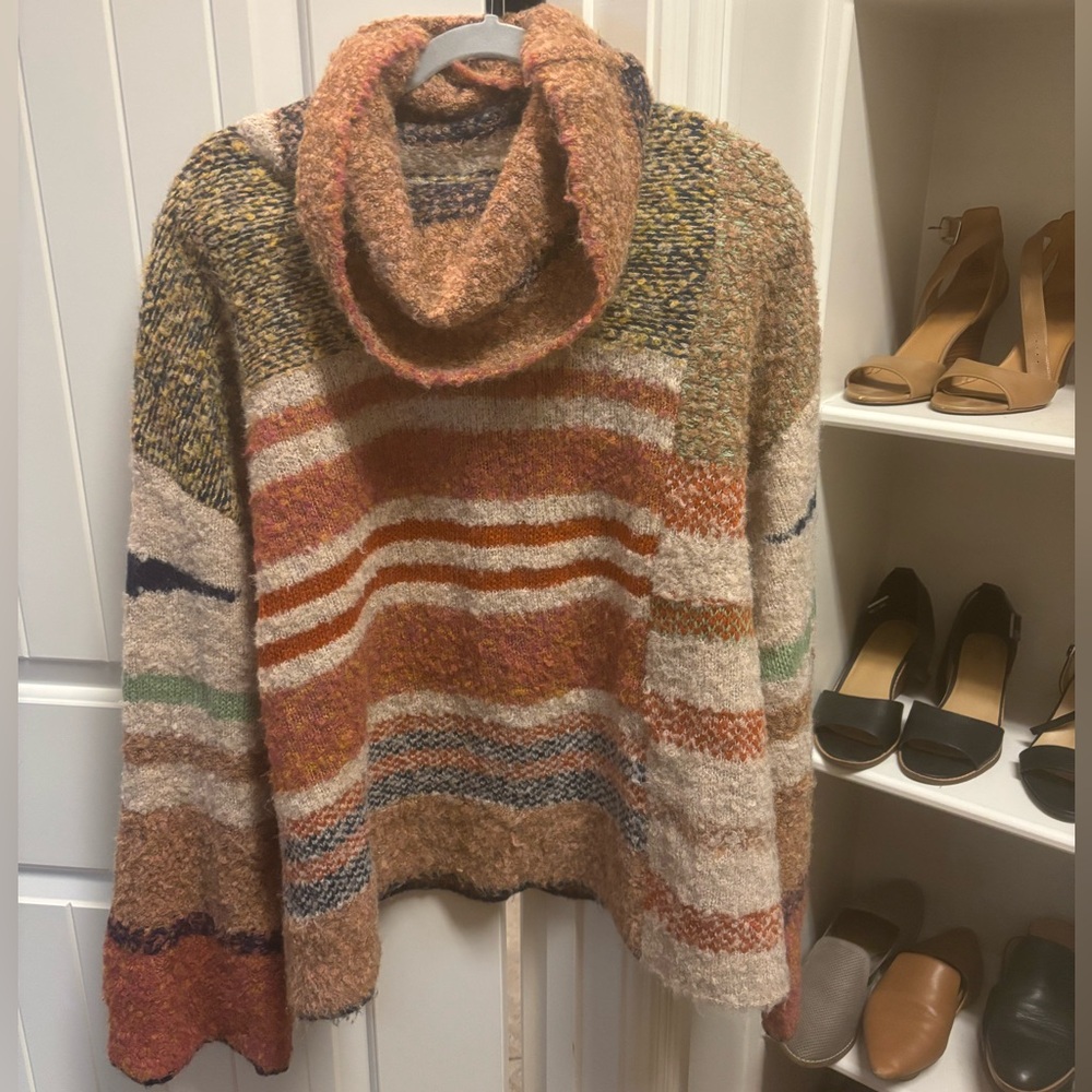 Three Bird Nest cowl neck sweater